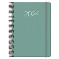 AGENDA 2025 NEWPORT DÍA PÁGINA 14 X 20 CM COLOR VERDE DOHE 12742 - 25 (Espera 4 dias)